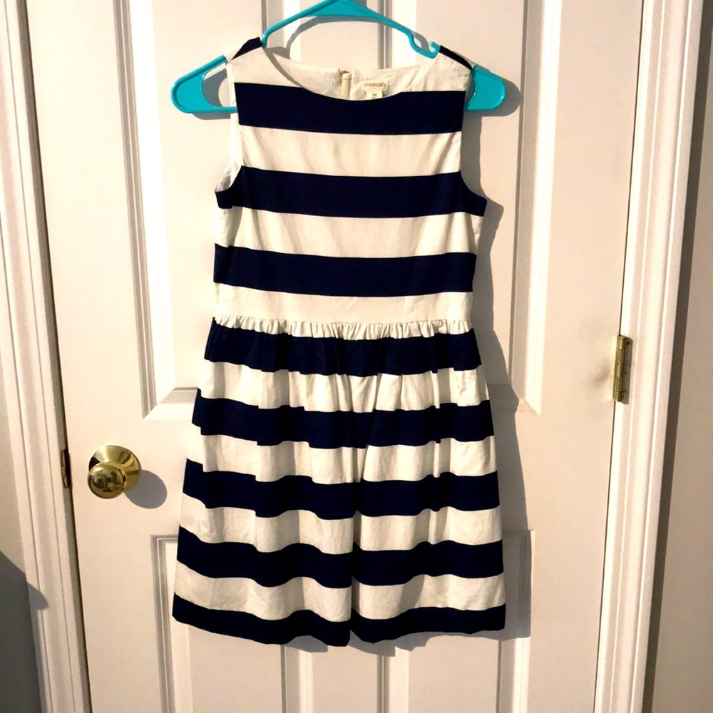 Navy & Cream Crewcuts Dress